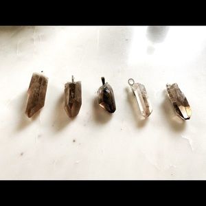 Raw Smokey Quartz Pendant